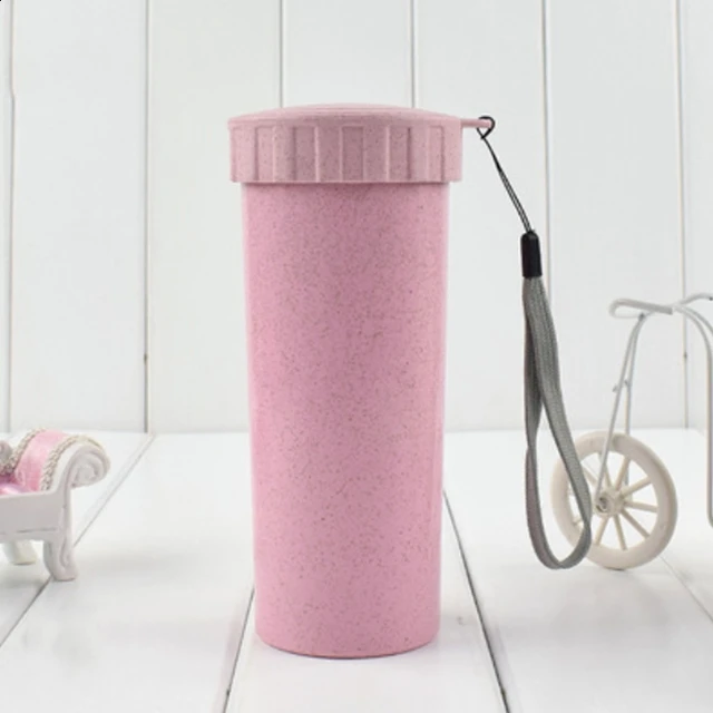  Бесплатный образец экологически чистые кофейные чашки хорошего качества с индивидуальным логотипом многоразовая кружка для воды из пшеничной соломы молока портативная