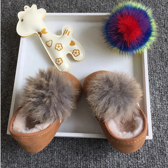  CX-SHOES-10; Лидер продаж; Модная обувь из материала на основе хлопка для малышей с меховыми помпонами; Ручная работа;