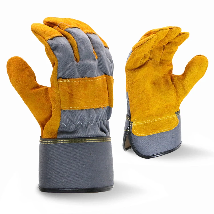 Высококачественные защитные перчатки guantes cuero прочные импортеры кожаных перчаток для мужчин