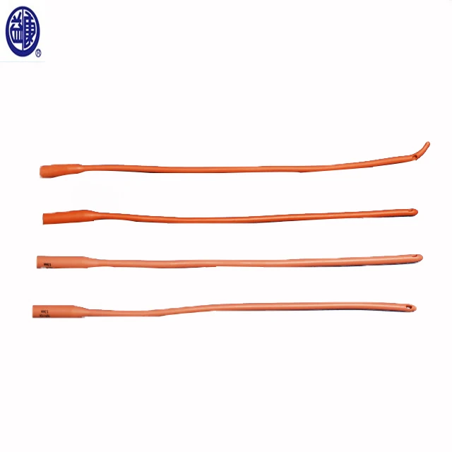 
CE ISO 13485 Surgical Use Red or Yellow Sonda Urethral Catheter 