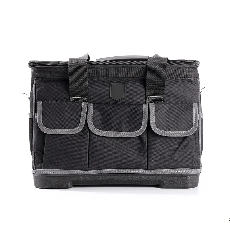 
Multi-functional maintenance waterproof reinforced Oxford cloth rubber sole electrician bag hand/shoulder toolkit 