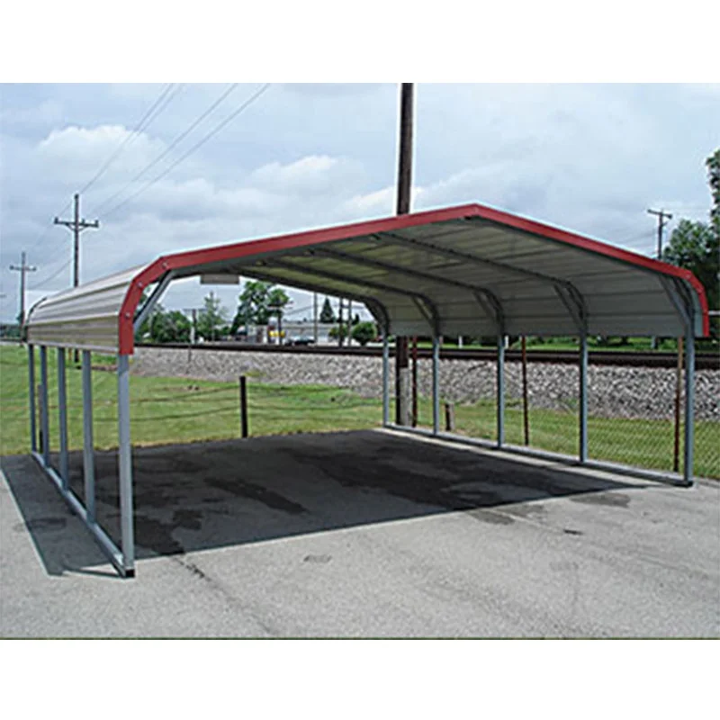 Factory Direct Sales 20x20 Waterproof 2 Cars Metal Carport Impored from China