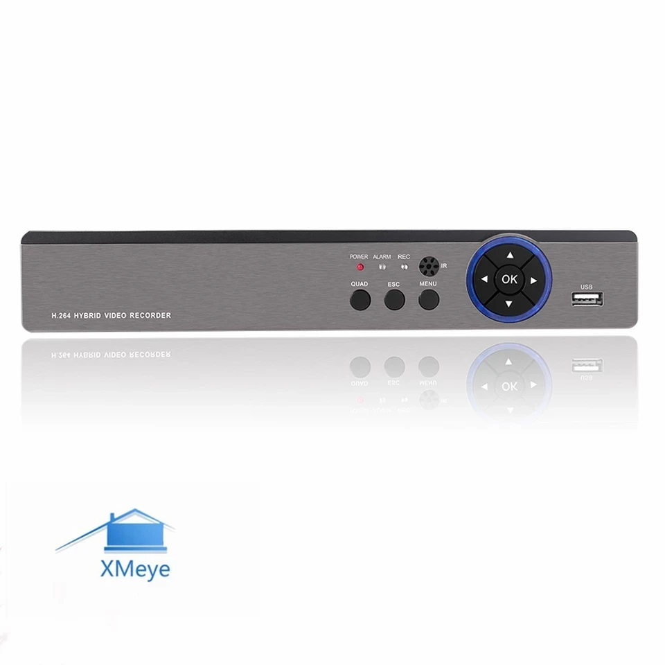 5M-N H.265 AHD DVR 5IN1 Hybrid XVR security recorder 16ch support motion detection  network nvr onvif app xmeye