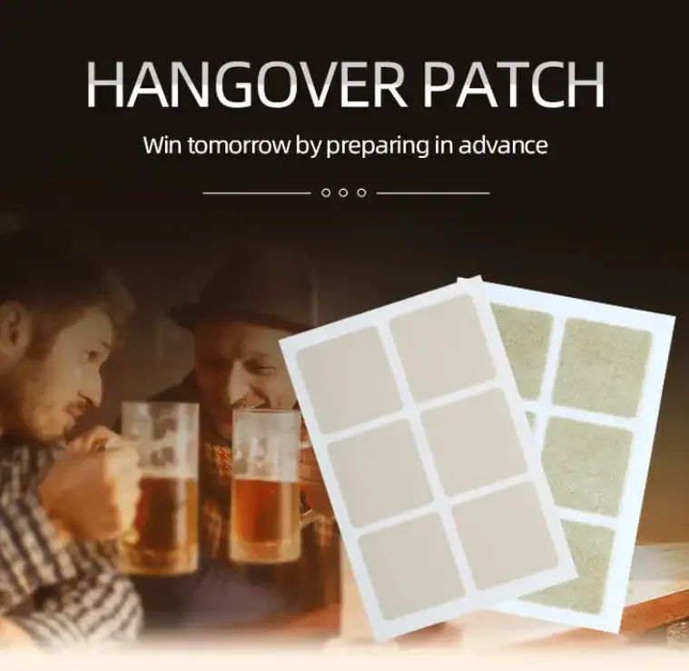 Hot Selling High Absorption Hangover Patches Blended Vitamins To Prevent & Cure Any Hangover