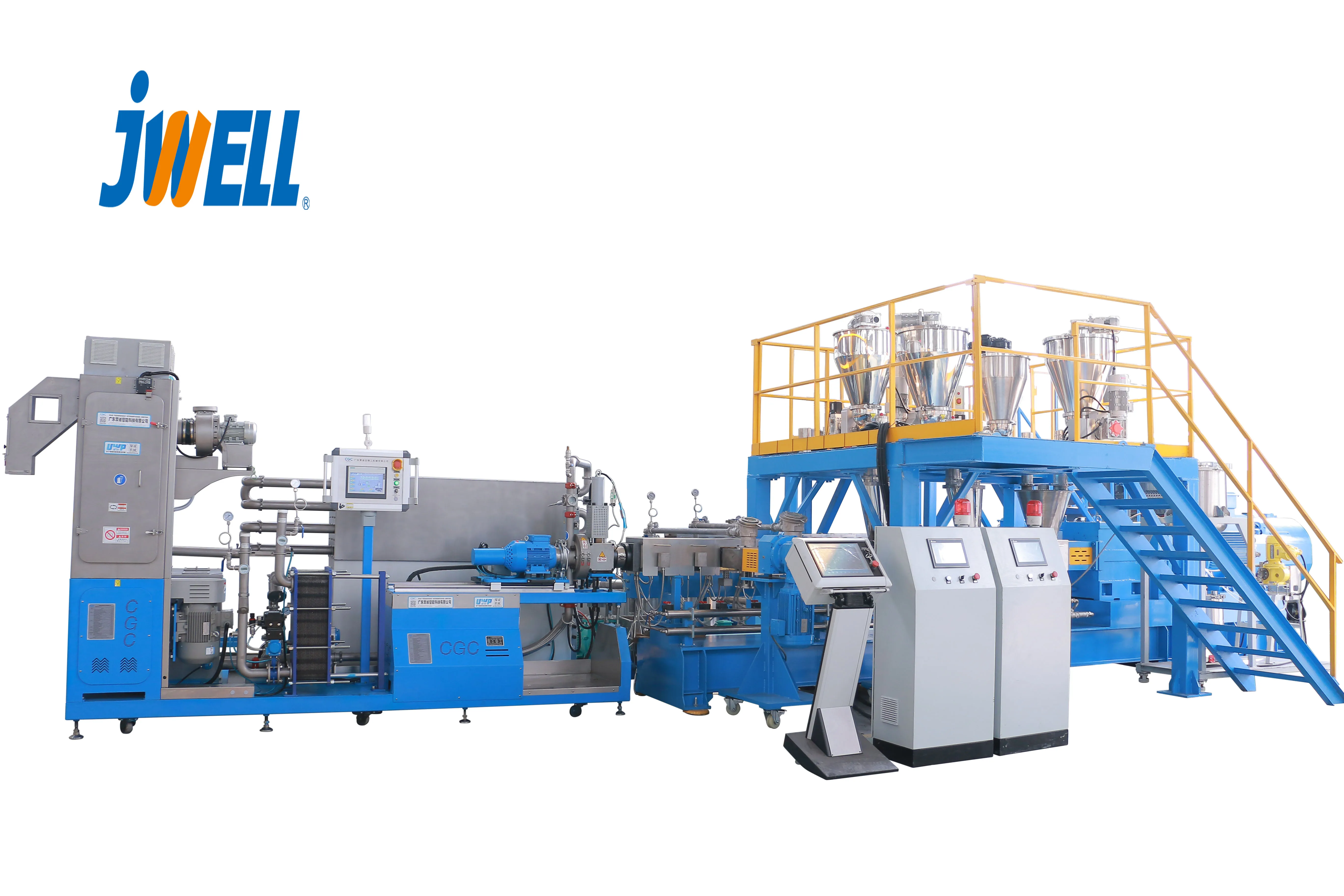 PLA/PBAT/PBS/PGA/PHA/PPC 100% Biodegradable plastic Double screw compounding line