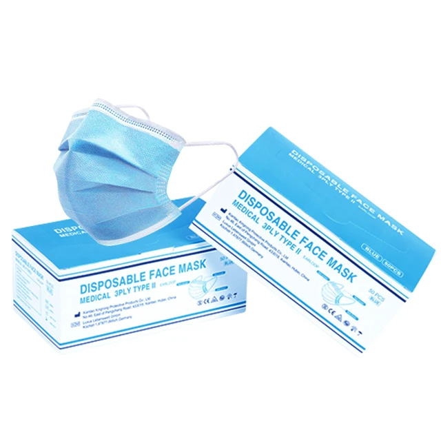 Factory Hot Sale Breathing Unobstructed Non-woven Disposable Mask Hospital Doctor Medical