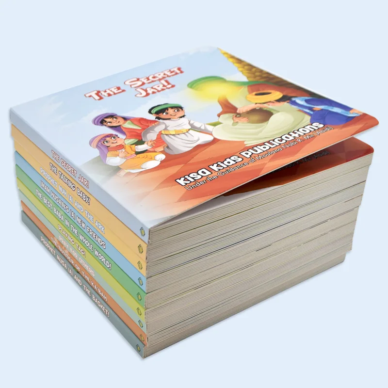 Hot sale Customized Arabic educational board book printer for children  Fairy tales for children Hardcover printing