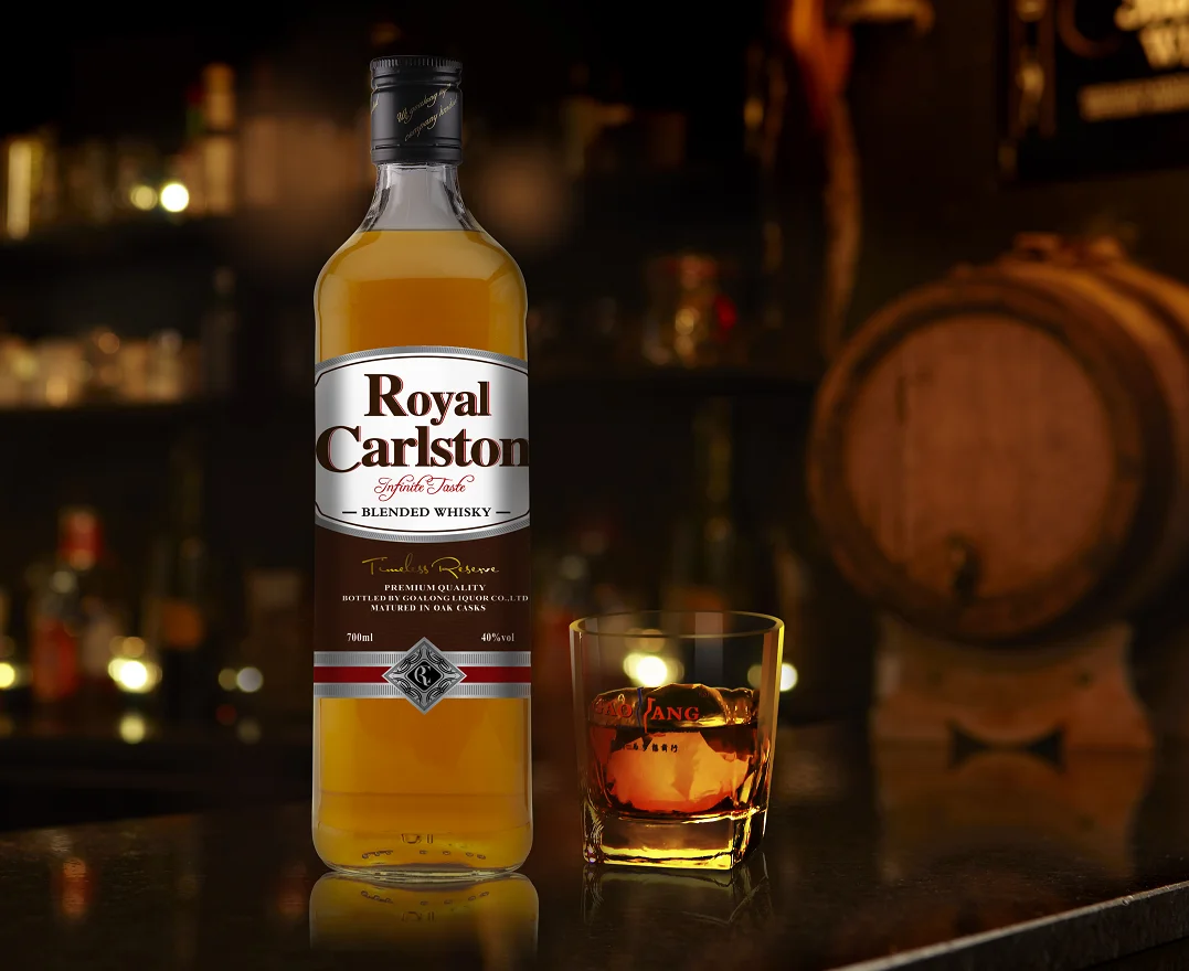 Best Selling Royal Carlston Blended Pure Grain whisky with gentle and smooth taste