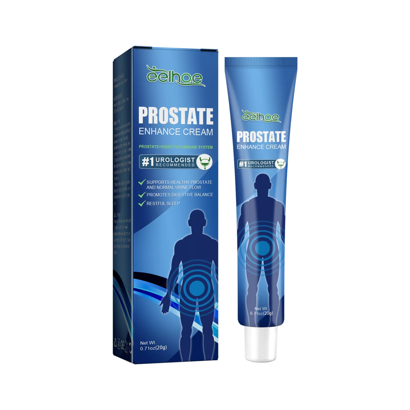 Eelhoe Prostate Massager For Men Health Care Prostate Treatment Cream