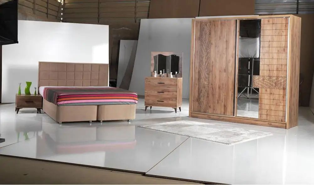 Brand Designer Modern Storage Luxury Bedroom Furniture Leather King Size Bed Gold Set Steel Wood Stainless Frame Building Style