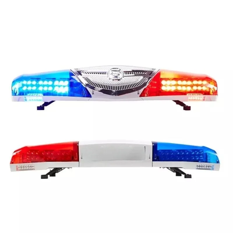 Red Emergency Ambulance Cop Car Strobe Light Bar Multicolour Warning Light 66 Watts