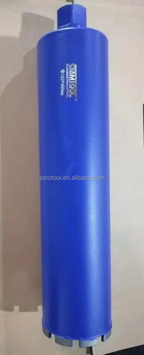 High Quality 2inch 51mm 1/1-4UNC Diamond Core Drill Bit Wet Reinforced Concrete Steel Alloy Material 10mm Diameter Well Drilling