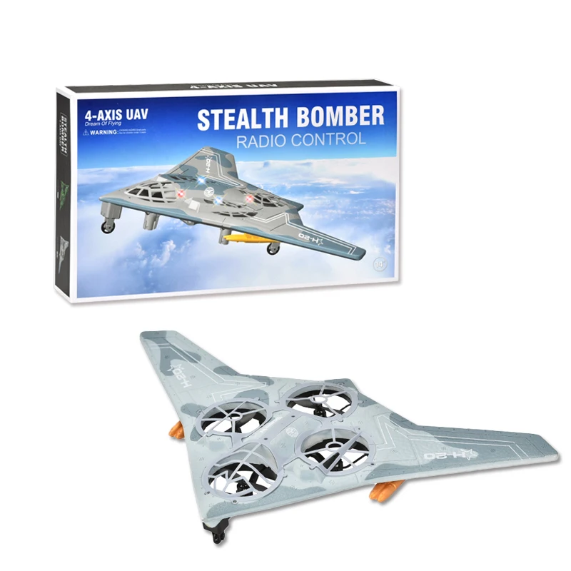 Funny multi-mode outdoor remote control fighter children intelligent puzzle airplane model RC helicopter toys