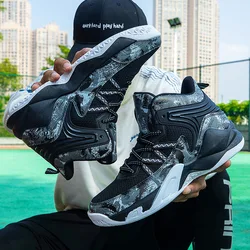 Fashion High-top Tide Shoes Rubber Outsole Non-slip Basketball Shoes Youth Lightweight Sports Shoes