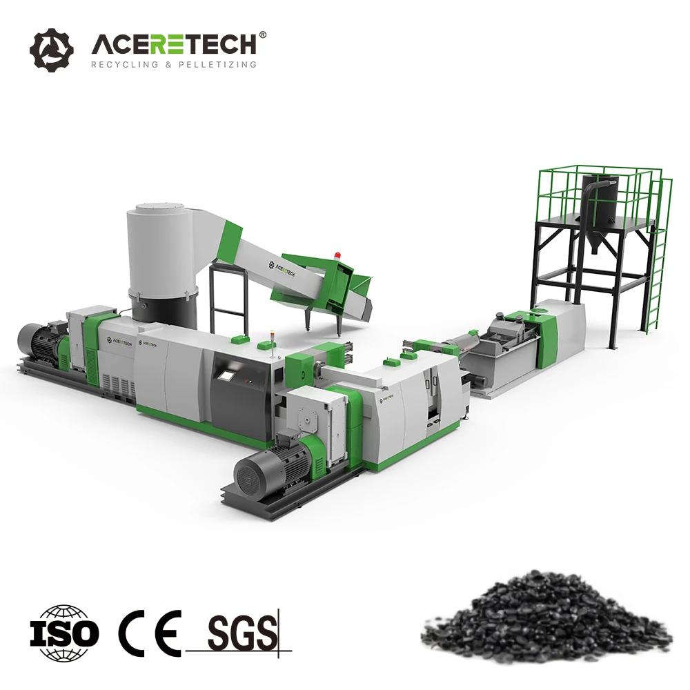 ACSS Environmental Pe/Pp Waste Plastic Granules Extrusion Line