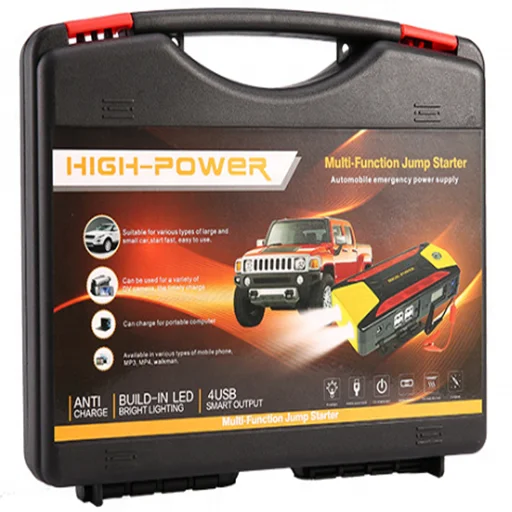 Car Emergency Power Supply 6000mAh Battery Booster Cable