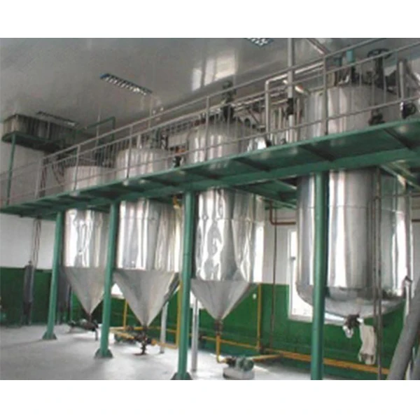 Mini petit raffinerie huile arachide Oil Refining edible oil refinery plant multiple