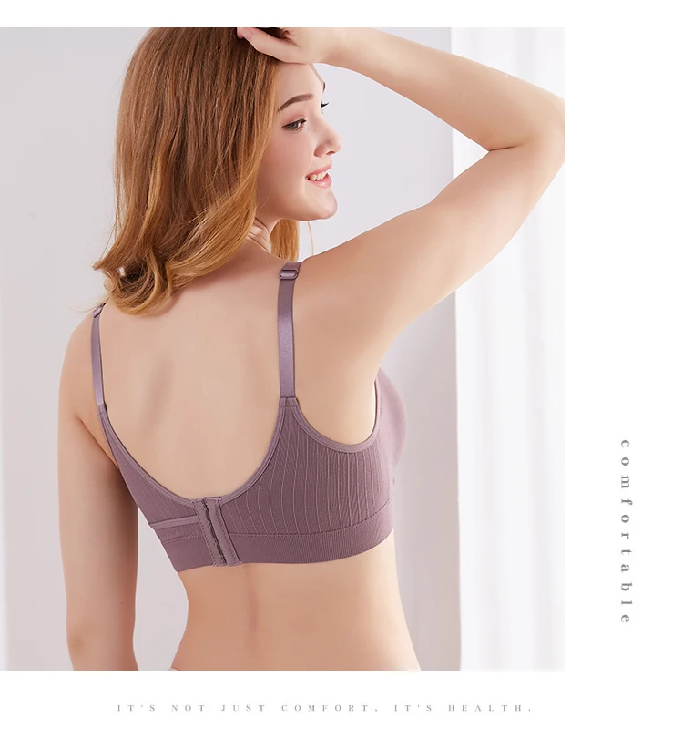 
Womens Seamless Sleep Nursing Bra for Breastfeeding Clip Down Maternity Bras 