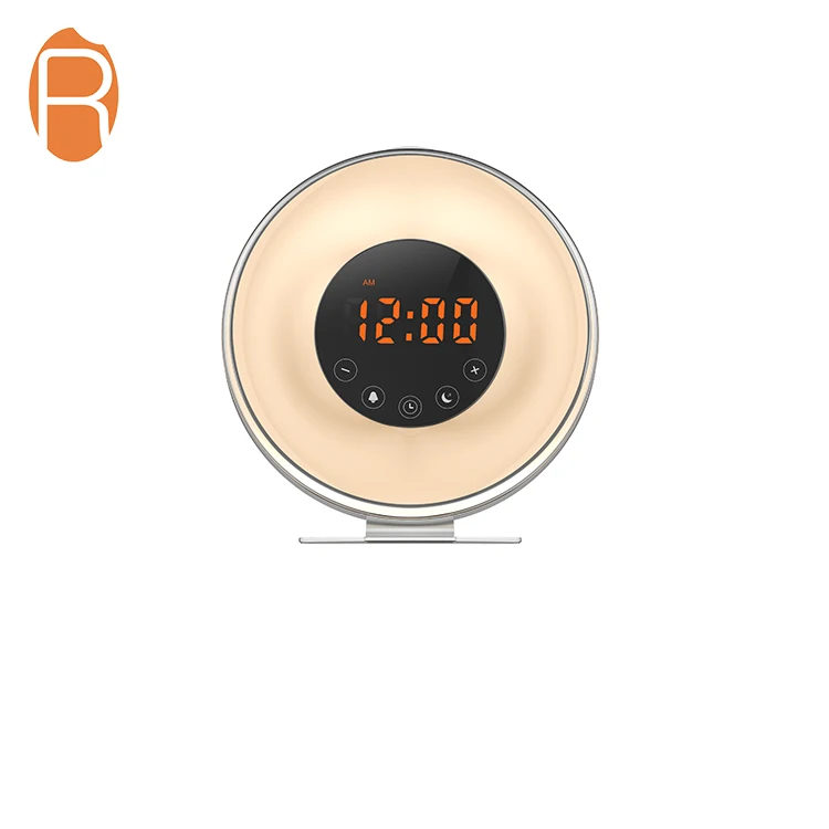 
Digital Alarm Clocks Touch Sensor Sunrise Sunset LED Light Clock 