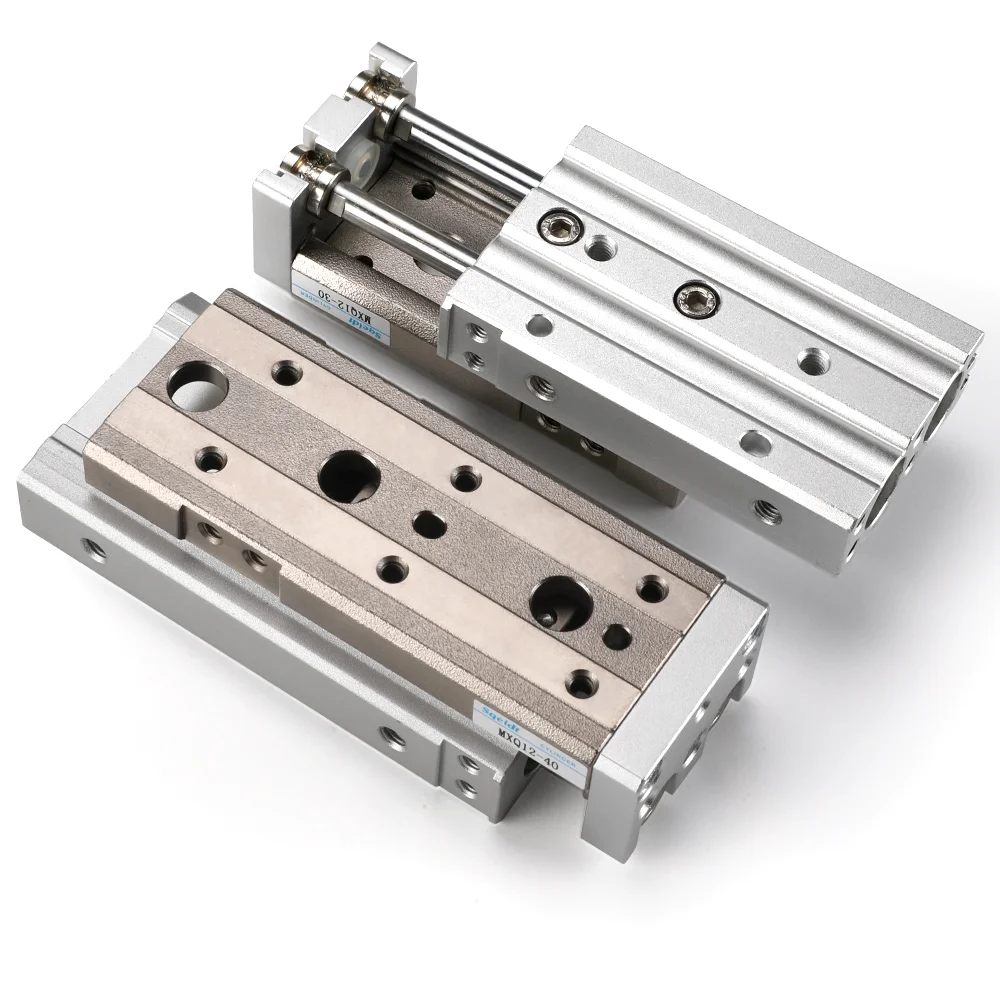 MXQ series pneumatic slide cylinder with guide rail MXQ16