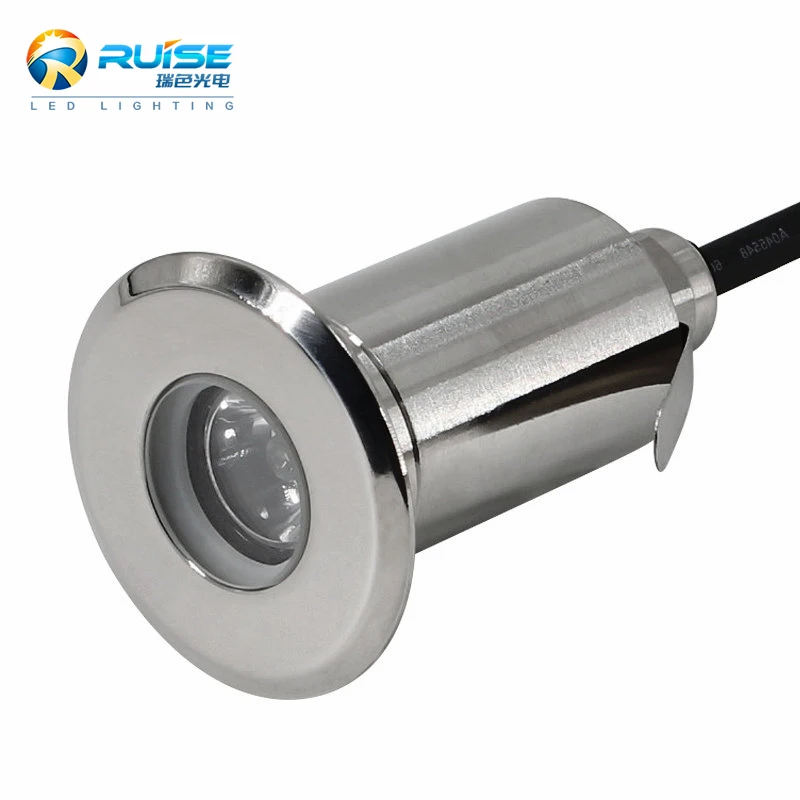 3W 316L Stainless Steel RGB Swimming Underwater Pool Light