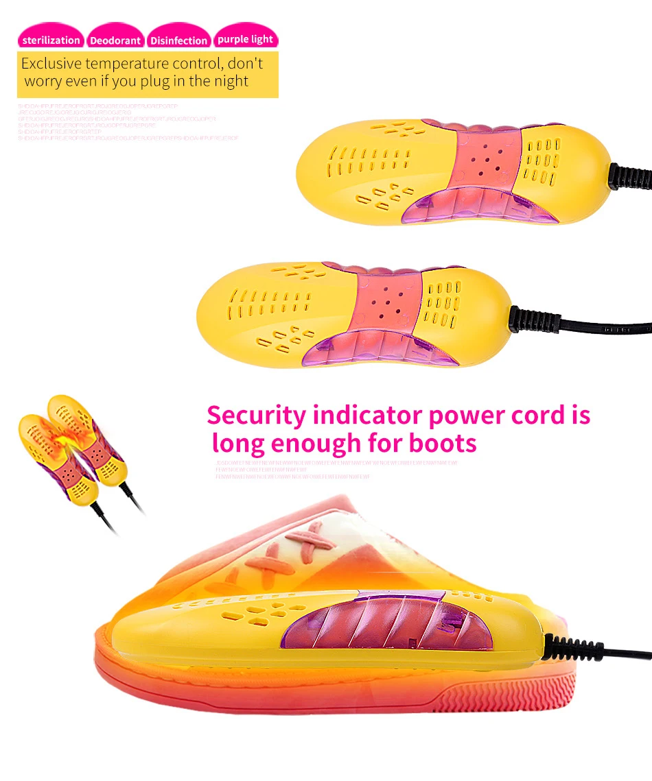 Shoes Dryer Heater Portable Shoe Warmer Constant Temperature Drying Deodorization Winter Shoes Drying