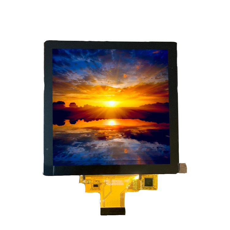 Factory Custom Shaped 4 Inch 720x720 Resolution RGB Interface TFT LCD Square Display for Industrial Instruments