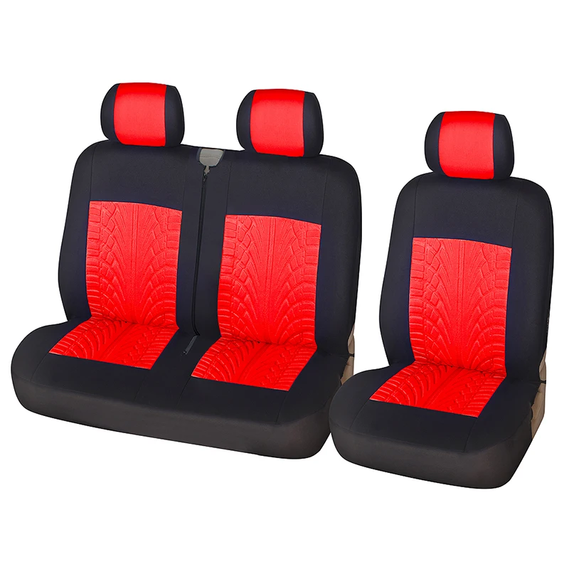 
1+2 Seat Interior Accessories Breathable Polyester Universal Car Seat Cover For Truck 