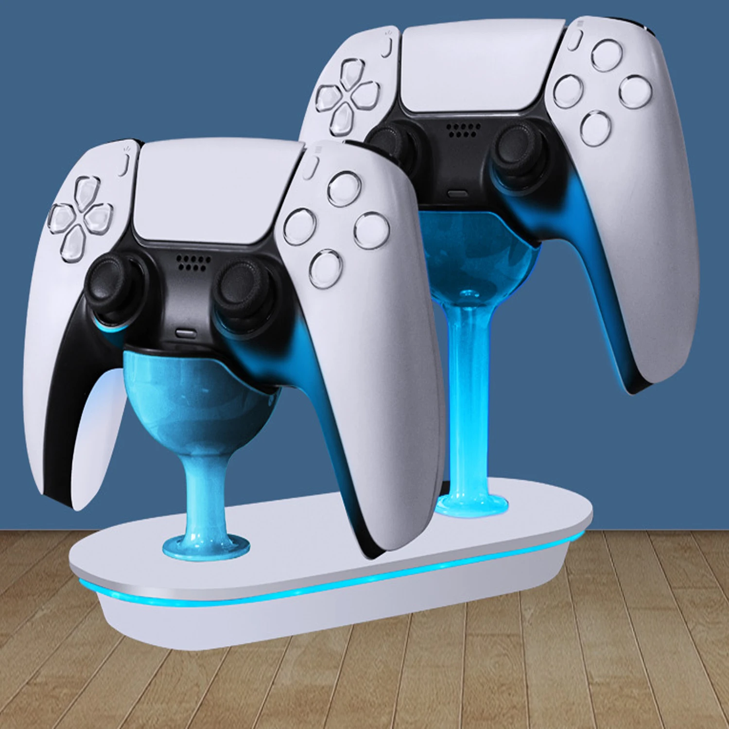 Dual Controller Charger For PS5 Charging Dock Station For Playstation 5 Dualsense Controllers with USB C Cable For PS5