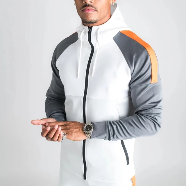 2020 mens tech fleece tracksuit with custom logo street wear men winter tracksuits adult custom slim fit  tracksuit sweatsuit