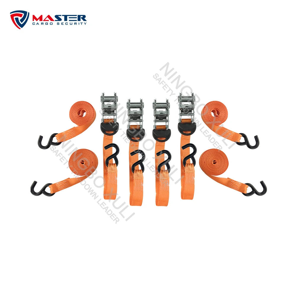 
1.25 inch x 10 feet rubble handle ratchet belt strap and buckle 