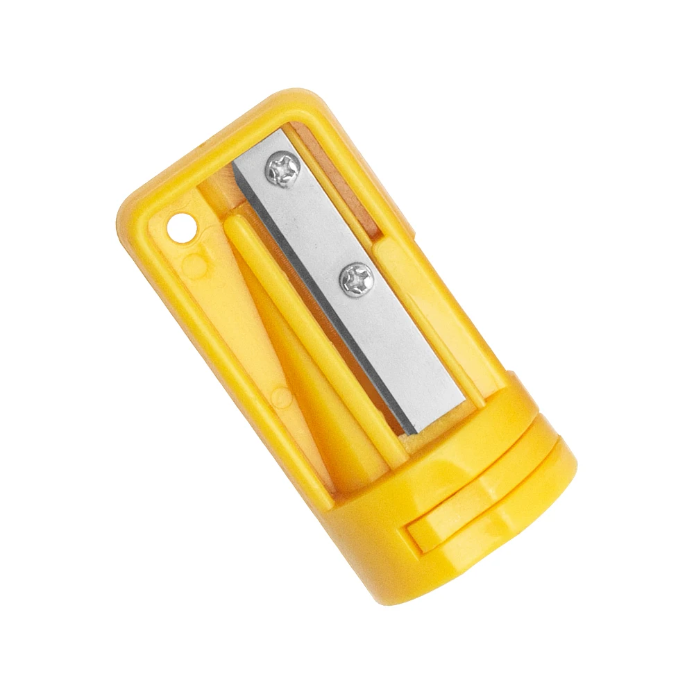 Wholesale Multicolour Plastic Carpenter Pencil Sharpener Portable Quick Roll Sharpener