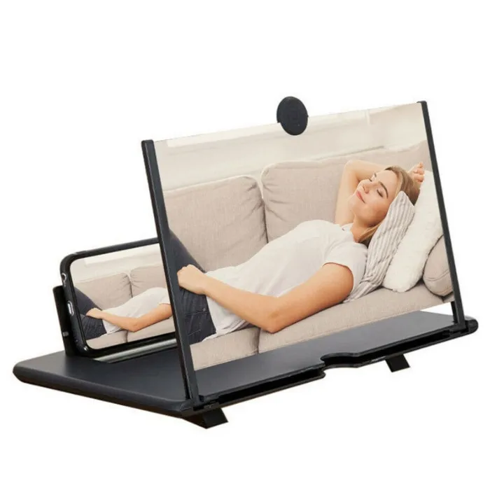 2022 hot selling pull type 16 inch smart phone 3D screen magnifier