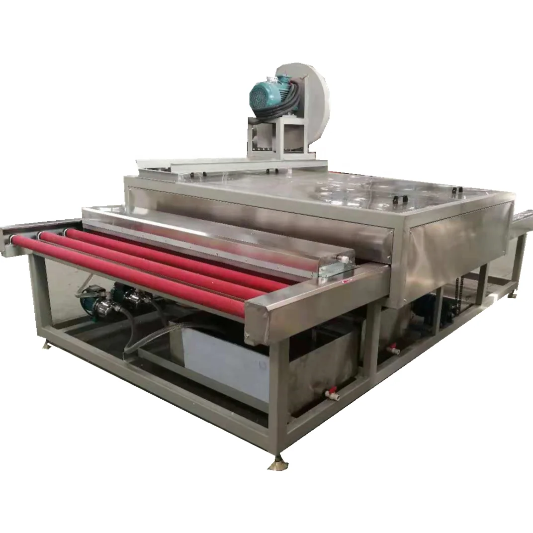 Horizontal glass washing machine used for tempering glass machine