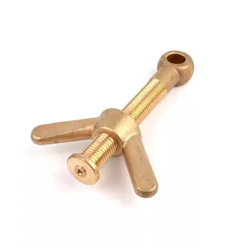 IMPA 692401 Grade 8.8 High Quality Brass Wing Bolt With Nut