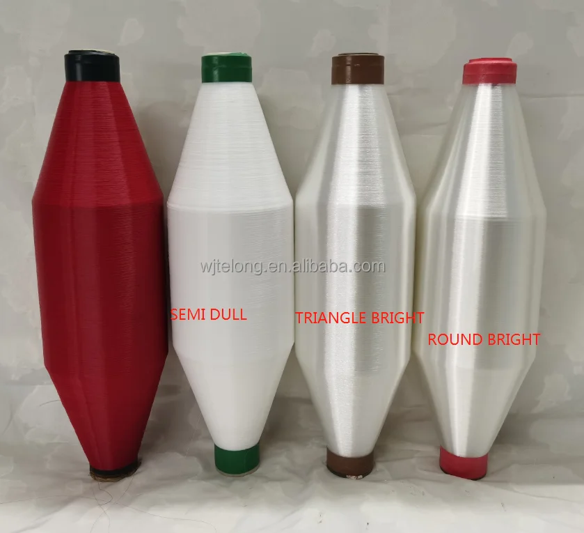 0.1mm 80D/1F transparent nylon 6 monofilament yarn recycle round bright yarn