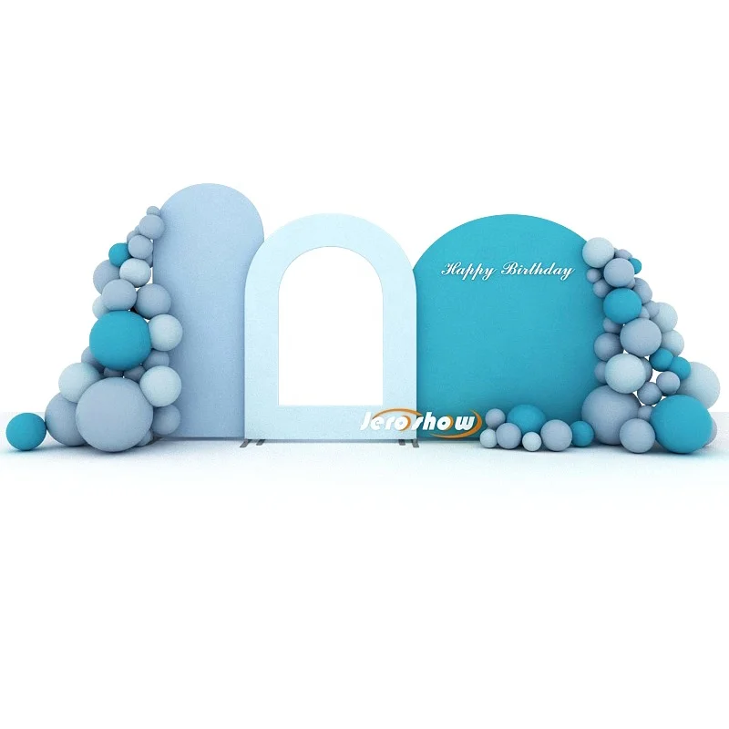Gender Reveal Blue Baby Shower Arch Kit Boys Girls Baby Shower Decor Party Supplies