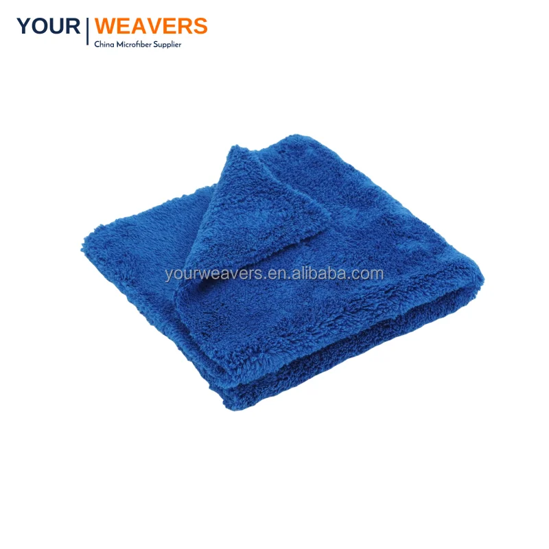 High Quality Microfiber Towel Car 500gsm 16x16in Super Soft Microfiber Car Cleaning Cloth Polishing bull off wax Detailing Towel
