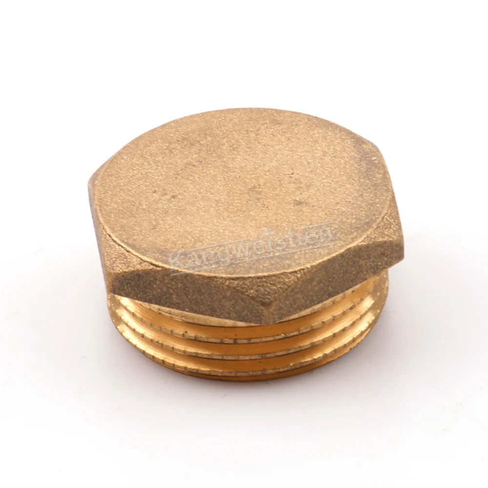 Brass Compression blanking plug end plumbing brass fitting