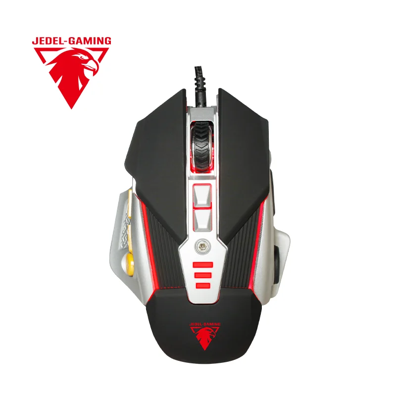 Jedel Wireless Mouse Computer Gaming PC Rechargeable Ergonomic Mouse 2.4Ghz USB Optical Mice For Laptop PC Man Gamer swag