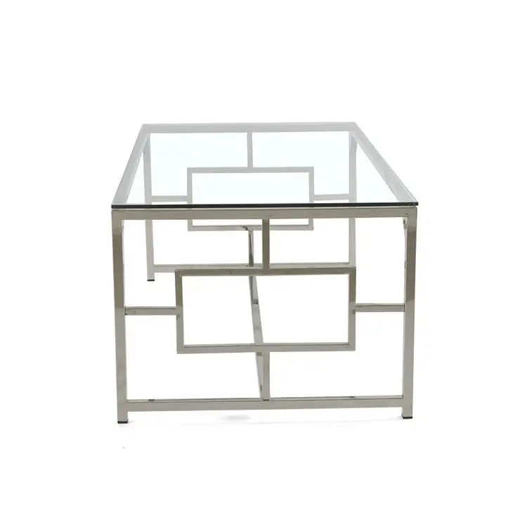 manufacture durable marble white copper plating legs, professional carrara coffee table/