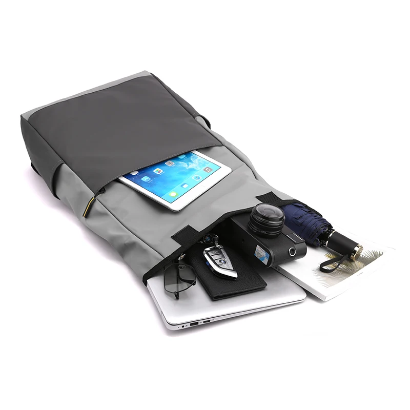 Wholesale Large Capacity Anti Theft Expandable Roll Top School Bag Waterproof Business Men Outdoor College Backpack