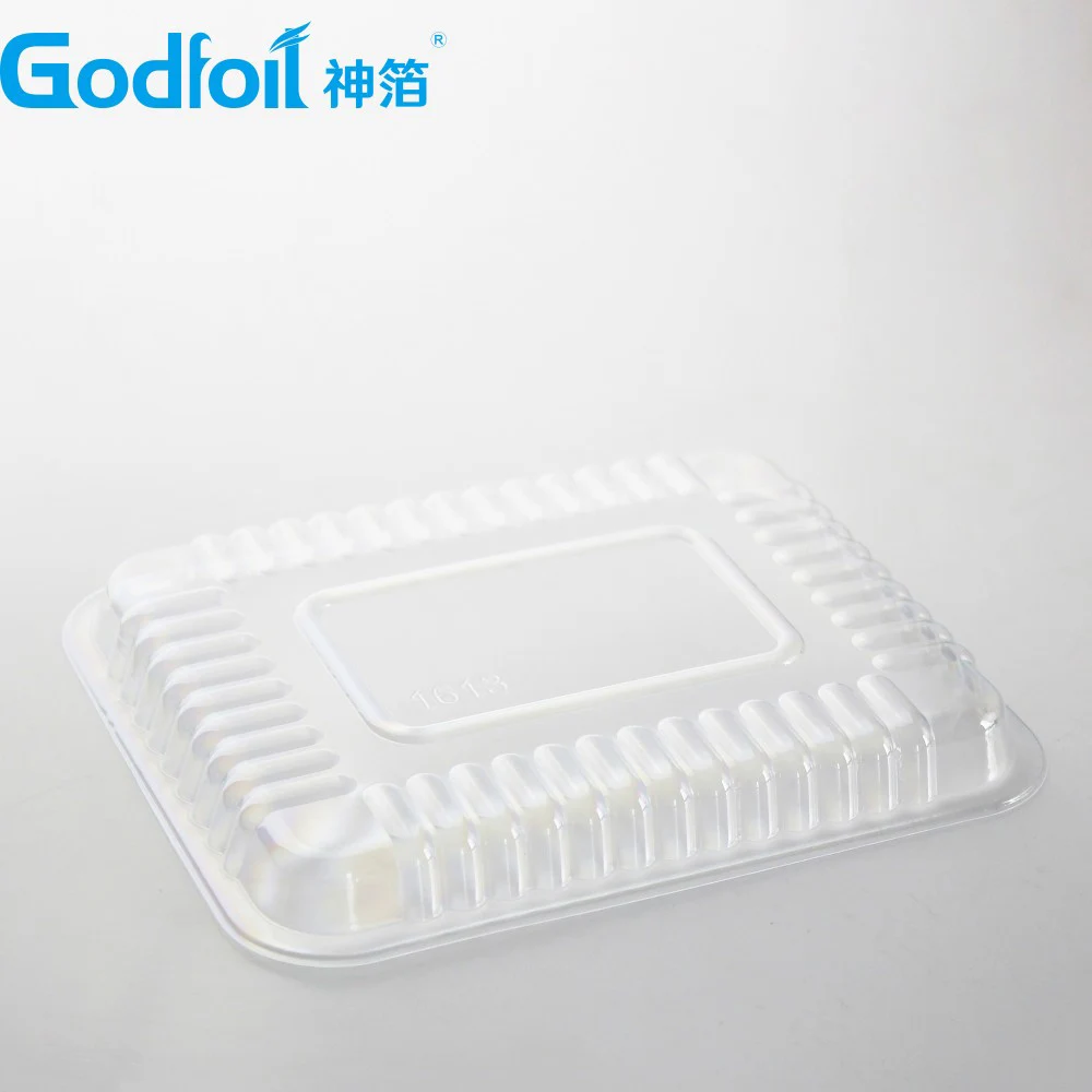 Plastic PET Dome Lid for Aluminum foil containers