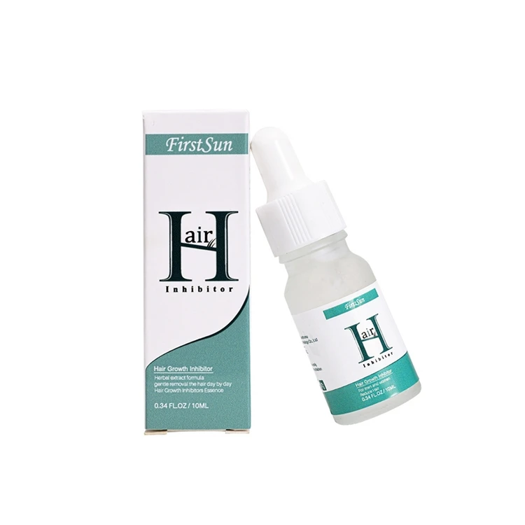 Оптовая продажа, травяная натуральная Сыворотка для удаления волос, ингибитор роста для женщин