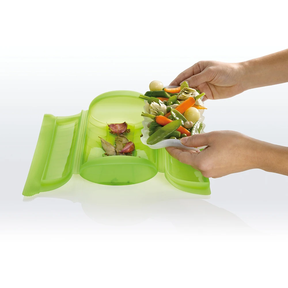 Новинка пароварка для микроволновой печи силиконовый Пароварка с крышкой чаша приготовления попкорна паровой контейнер духовка жаровня приготовление пищи