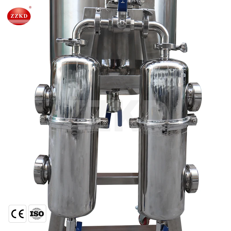 CE Customizable 50l 100l 200l Hemp Oil Purification Fully Jacketed Reactor Stainless Steel for Decarboxylation Reaction