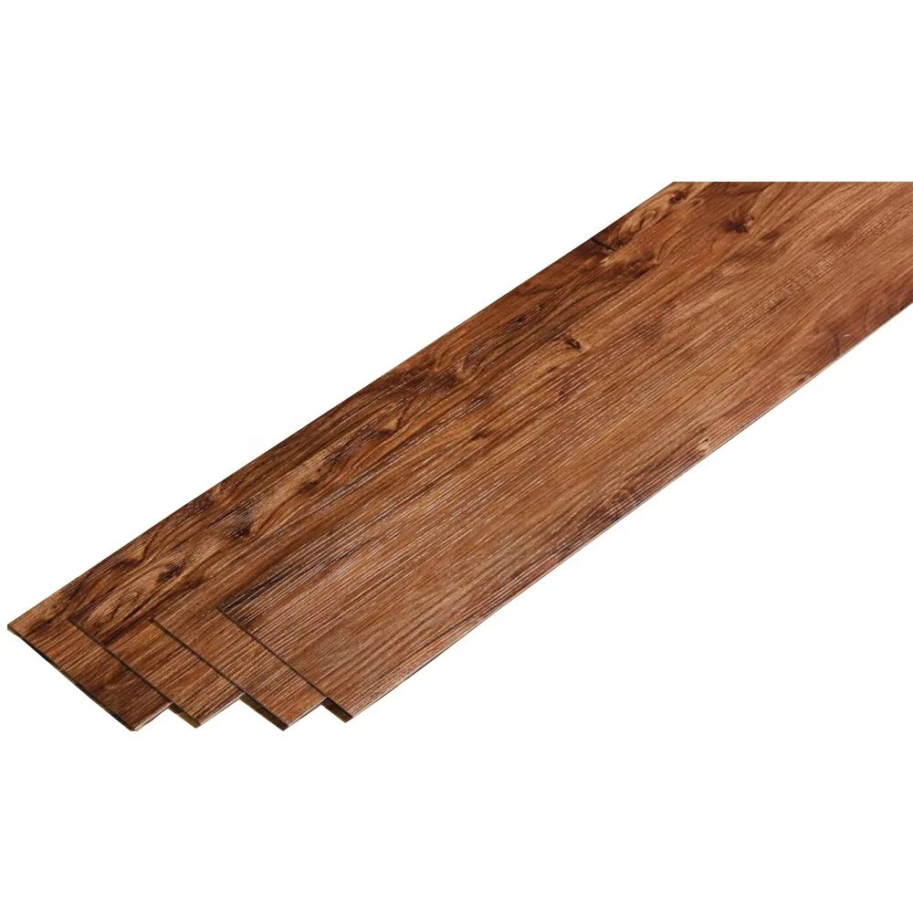 New style SPC waterproof wood laminate peel and stick vinyl floor tile