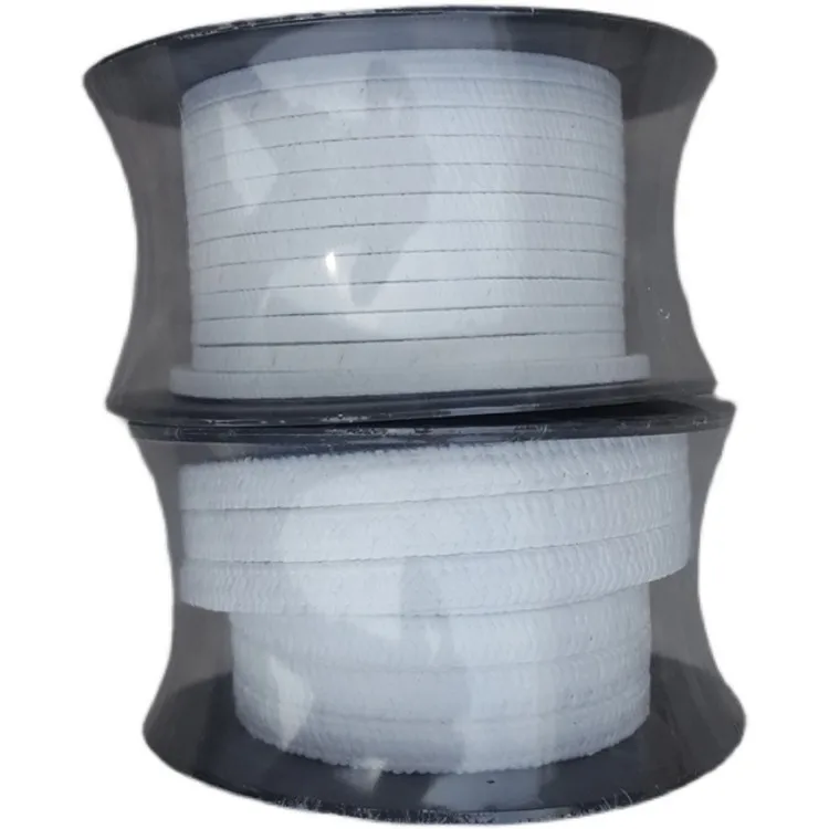 Factory direct 4mm5mm white pure ptfe gland packing ptfe gland packing seals tape