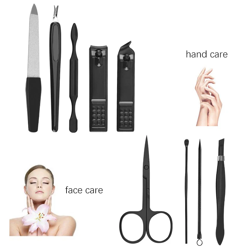 New Arrivals 7 piece set Private Label Ladies Manicure Nail Pedicure Tool Set Kit Manufacturer,manicure pedicure set