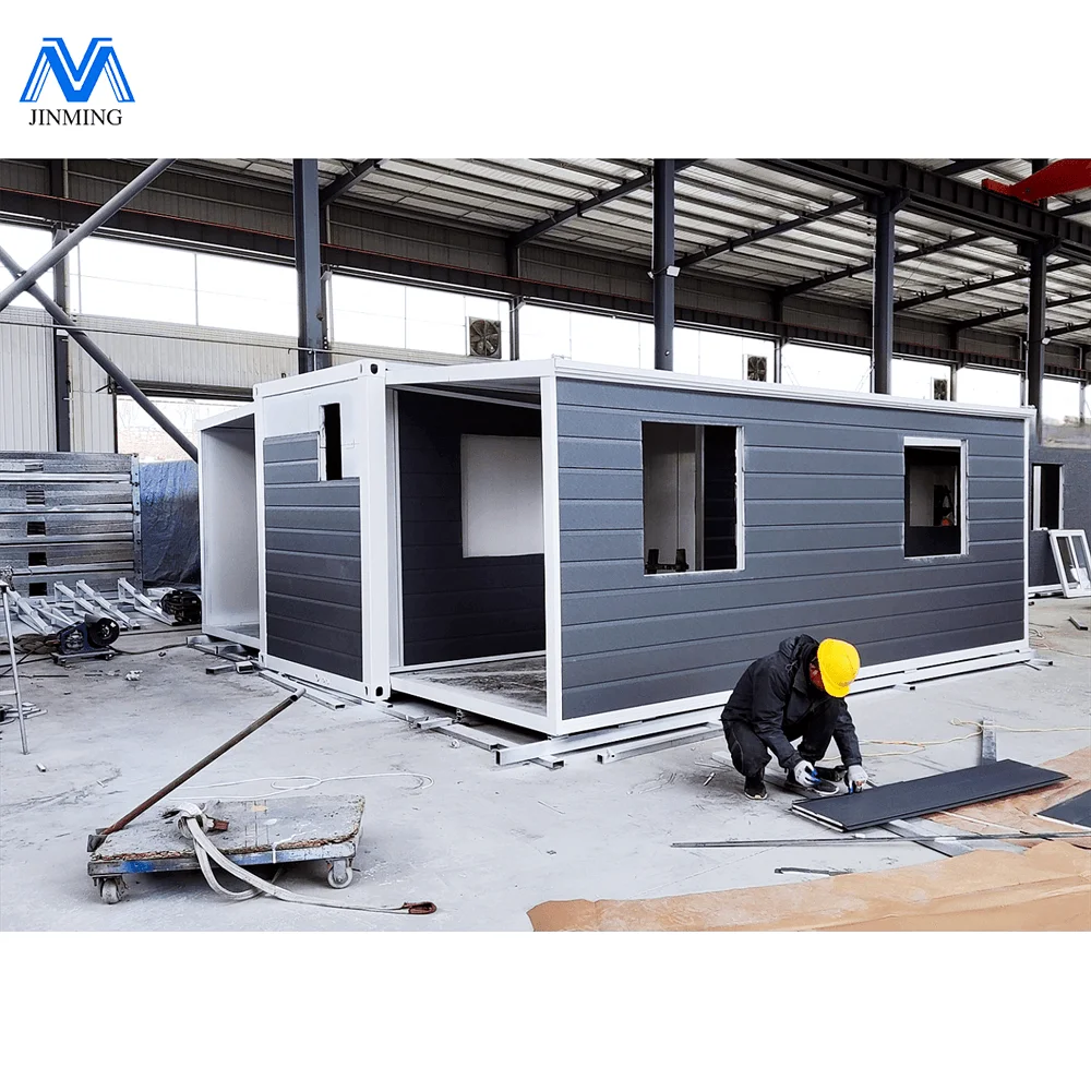 Factory Custom 20ft 40ft Easy Folding Expandable Container House On Wheels 3 Bedroom Mobile Foldable Prefab Home For Sale Usa